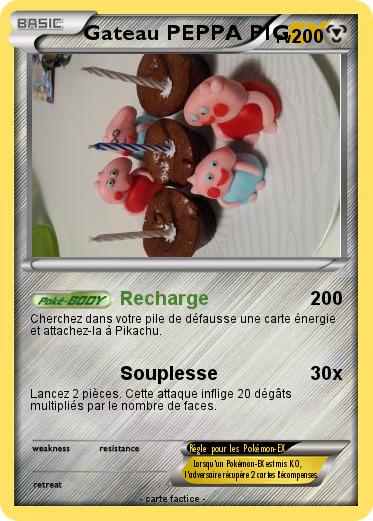 Pokemon Gateau PEPPA PIG