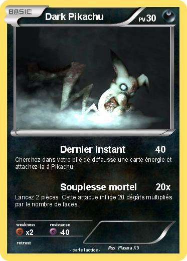 Pokemon Dark Pikachu