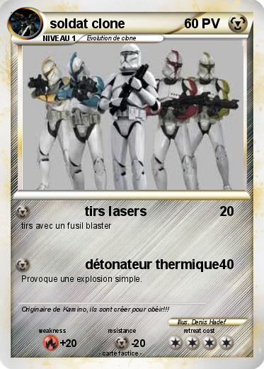Pokemon soldat clone