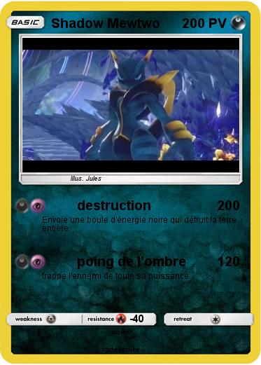 Pokemon Shadow Mewtwo