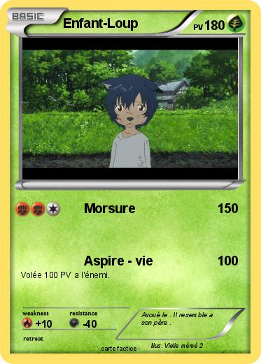 Pokemon Enfant-Loup