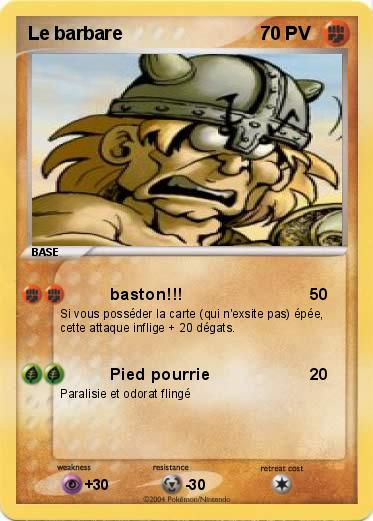 Pokemon Le barbare