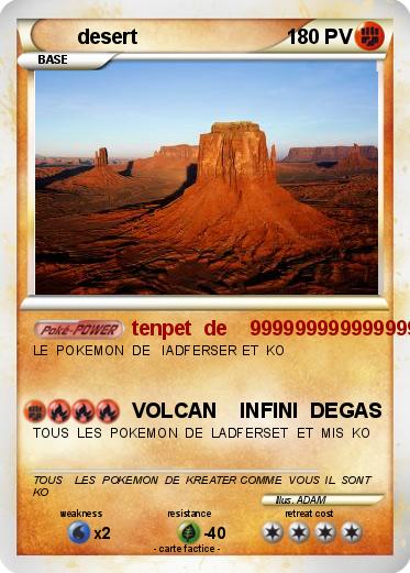 Pokemon desert