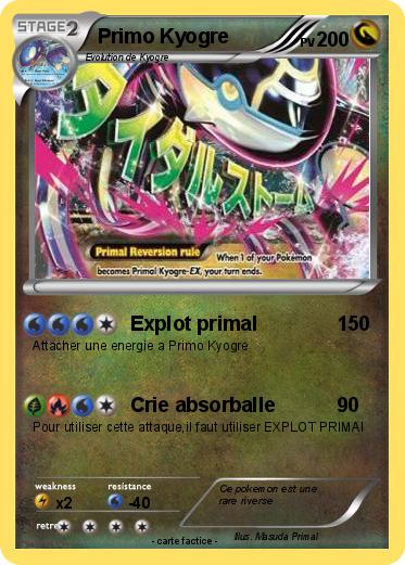 Pokemon Primo Kyogre