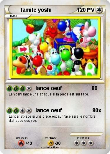 Pokemon famile yoshi
