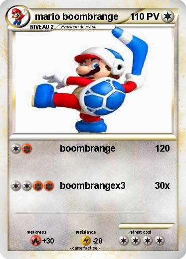 Pokemon mario boombrange