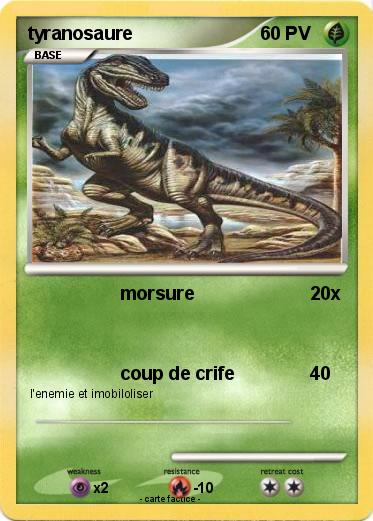 Pokemon tyranosaure