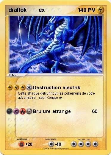 Pokemon draflok        ex