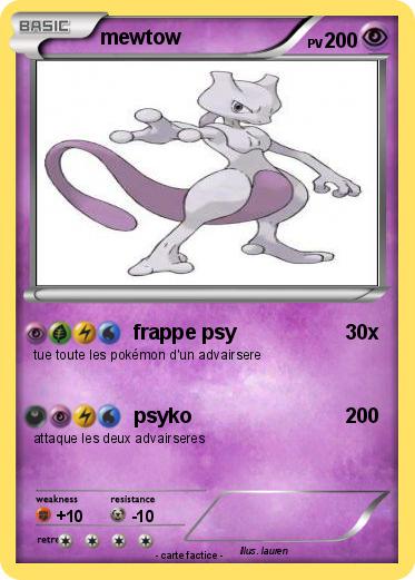 Pokemon mewtow