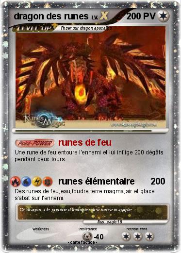 Pokemon dragon des runes