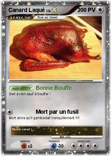 Pokemon Canard Laqué