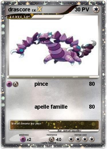 Pokemon drascore