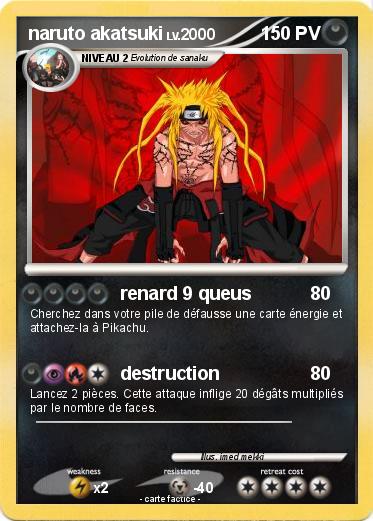 Pokemon naruto akatsuki