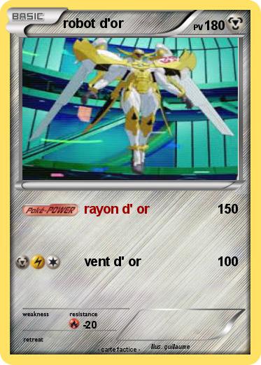 Pokemon robot d'or