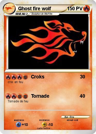 Pokemon Ghost fire wolf