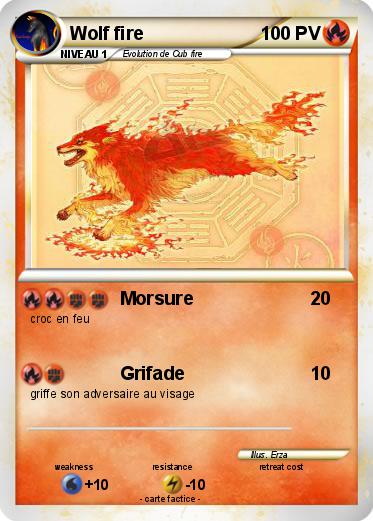 Pokemon Wolf fire