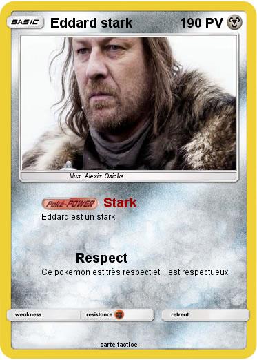Pokemon Eddard stark