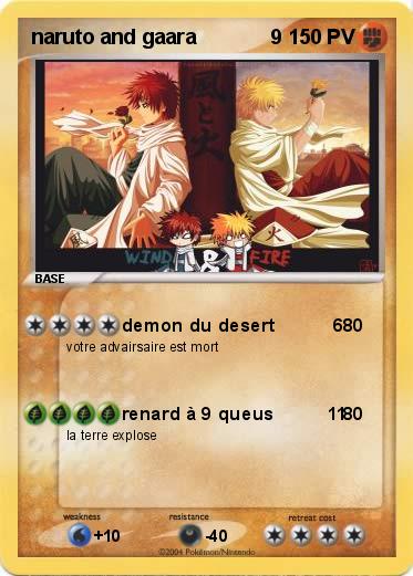 Pokemon naruto and gaara             9          