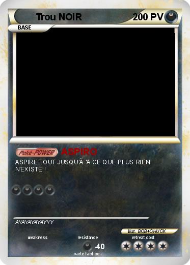 Pokemon Trou NOIR