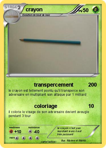 Pokemon crayon