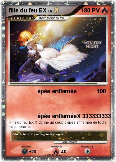 Pokemon fille du feu EX