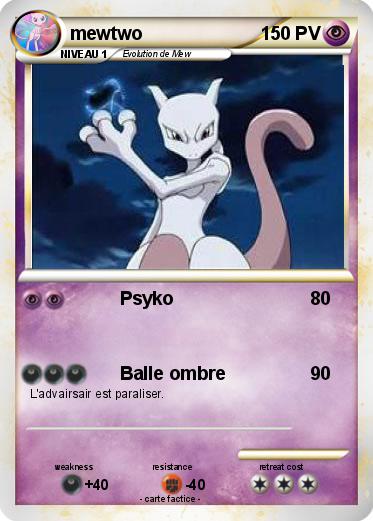 Pokemon mewtwo