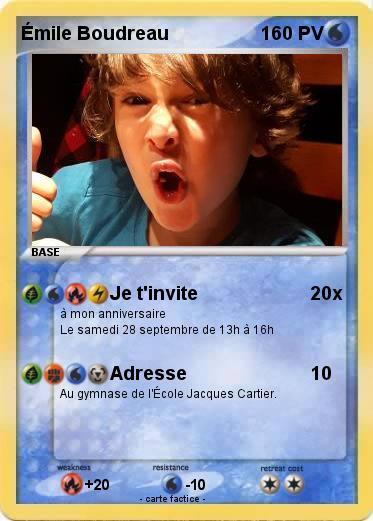 Pokemon Émile Boudreau
