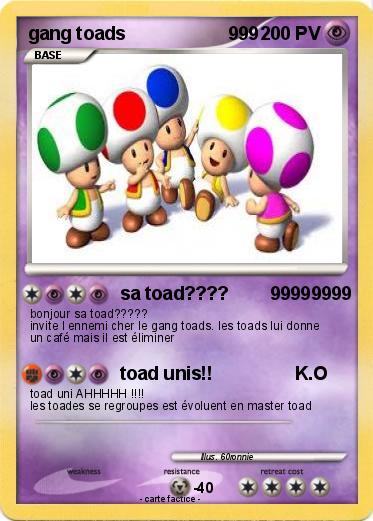 Pokemon gang toads                    999
