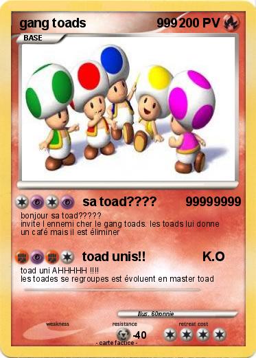 Pokemon gang toads                    999