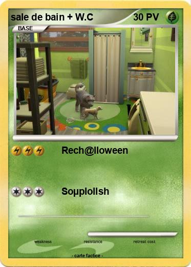Pokemon sale de bain + W.C