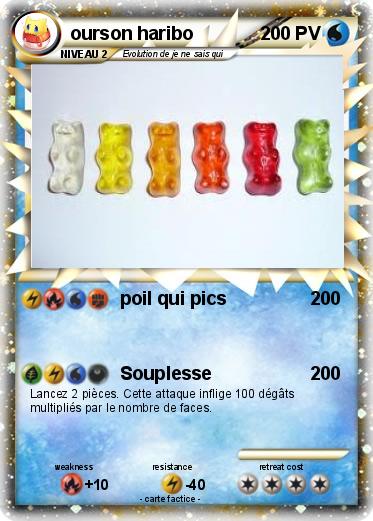 Pokemon ourson haribo