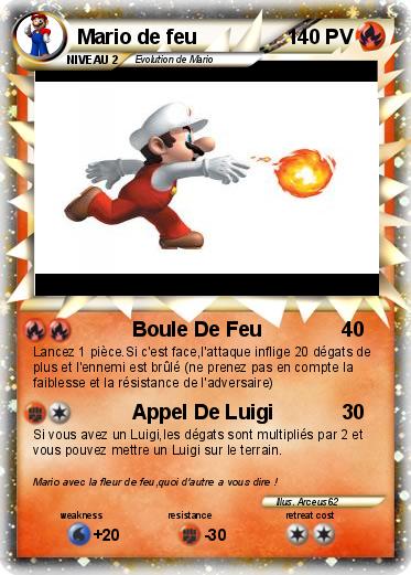 Pokemon Mario de feu