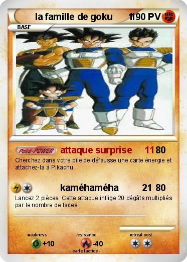 Pokemon la famille de goku      1