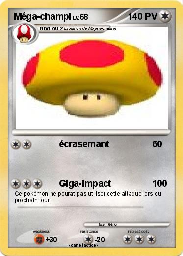 Pokemon Méga-champi