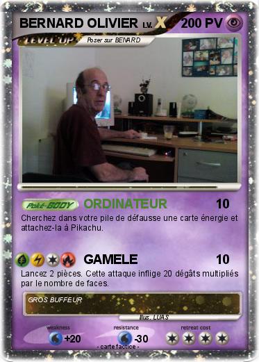 Pokemon BERNARD OLIVIER