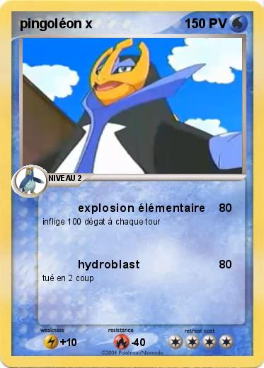 Pokemon pingoléon x