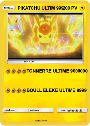 Pokemon PIKATCHU ULTIM 999