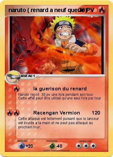 Pokemon naruto ( renard a neuf queue )