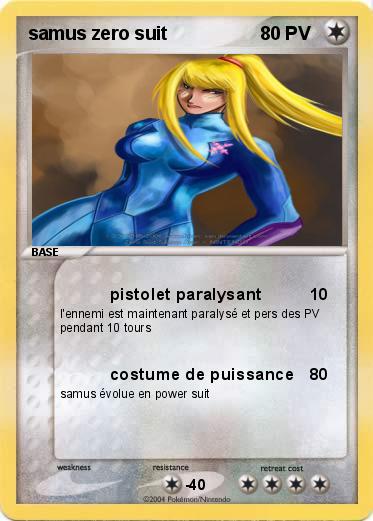 Pokemon samus zero suit