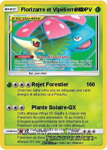 Pokemon Florizarre et Vipélierre-GX