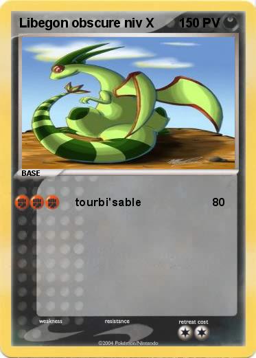 Pokemon Libegon obscure niv X
