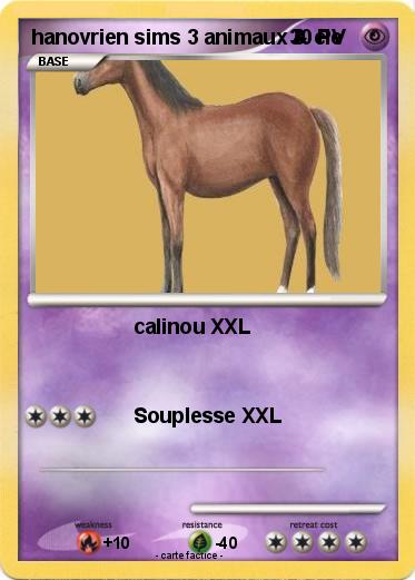 Pokemon hanovrien sims 3 animaux & cie
