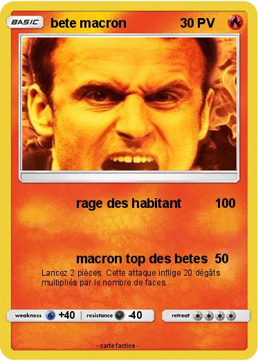 Pokemon bete macron