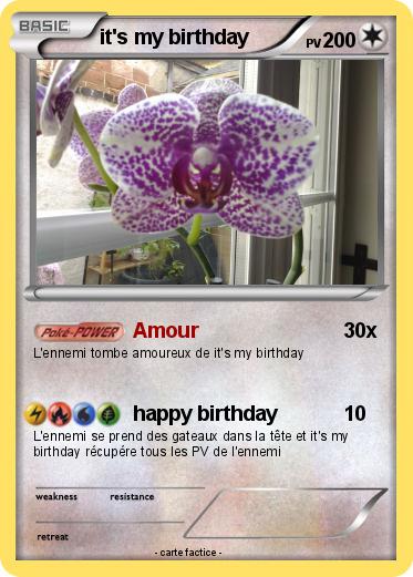 Pokemon it's my birthday