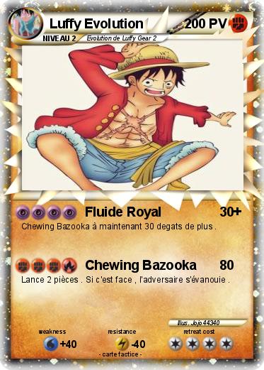 Pokemon Luffy Evolution