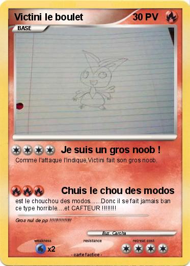 Pokemon Victini le boulet