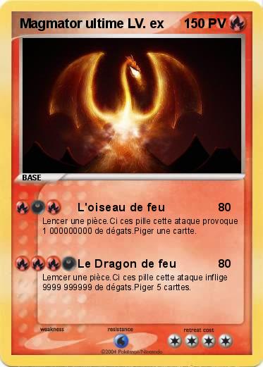 Pokemon Magmator ultime LV. ex