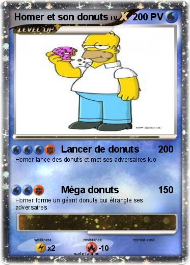 Pokemon Homer et son donuts