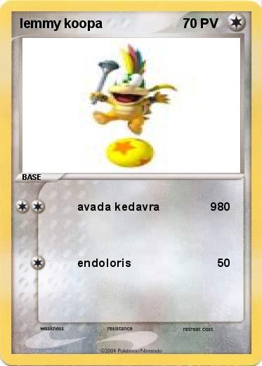 Pokemon lemmy koopa
