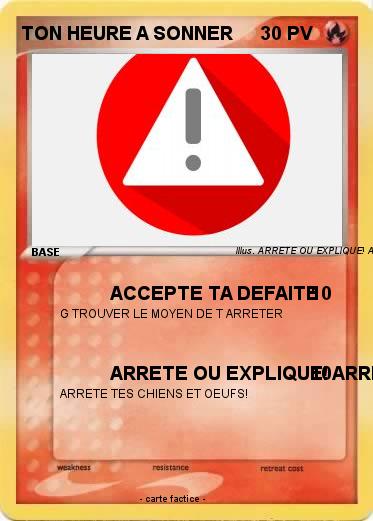 Pokemon TON HEURE A SONNER